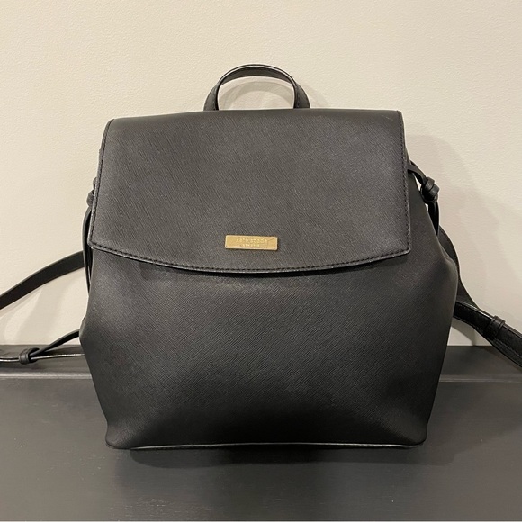 KATE SPADE Laurel Way Jessie Backpack - Black Leather - Picture 3 of 16